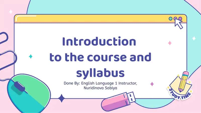 Course Description 1