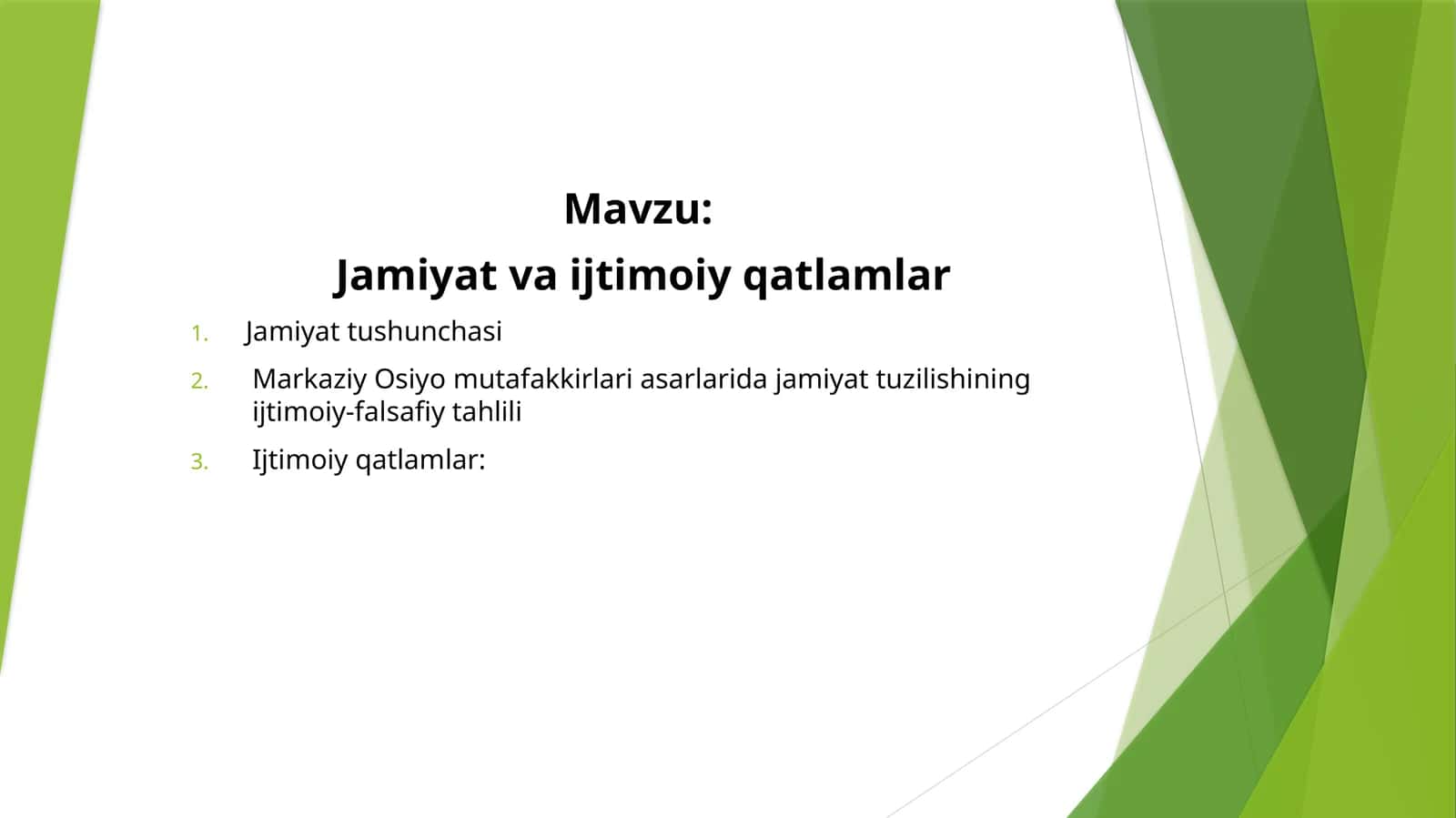 Jamiyat va ijtimoiy qatlamlar 1