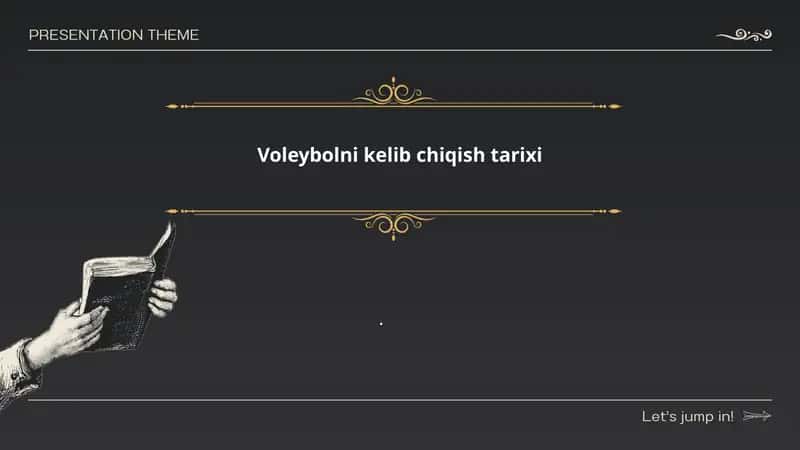 Voleybolni kelib chiqish tarixi 1