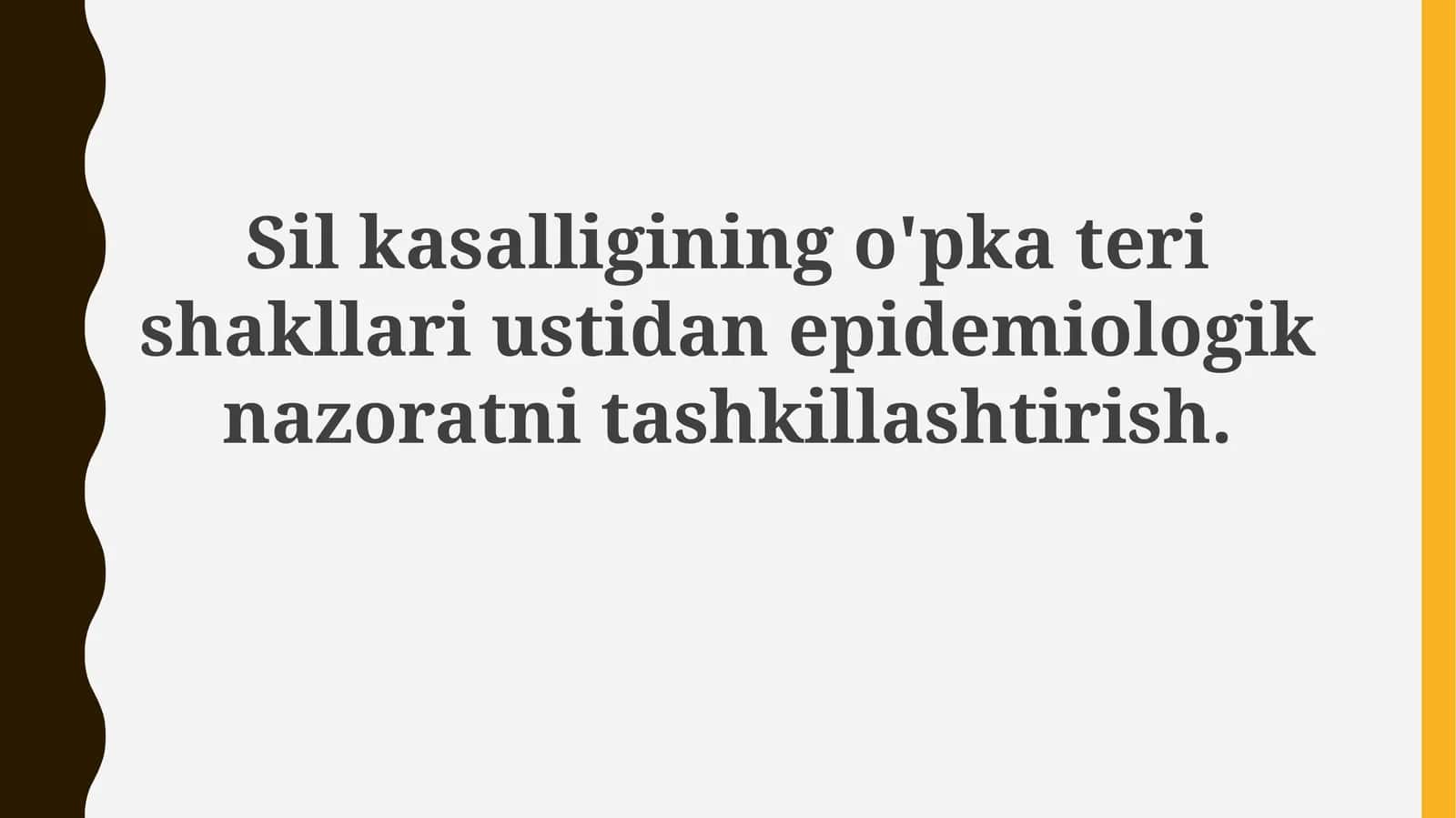 Silkasalliginingo'pkaterishakllariustidanepidemiologiknazoratnitashkillashtirish 1
