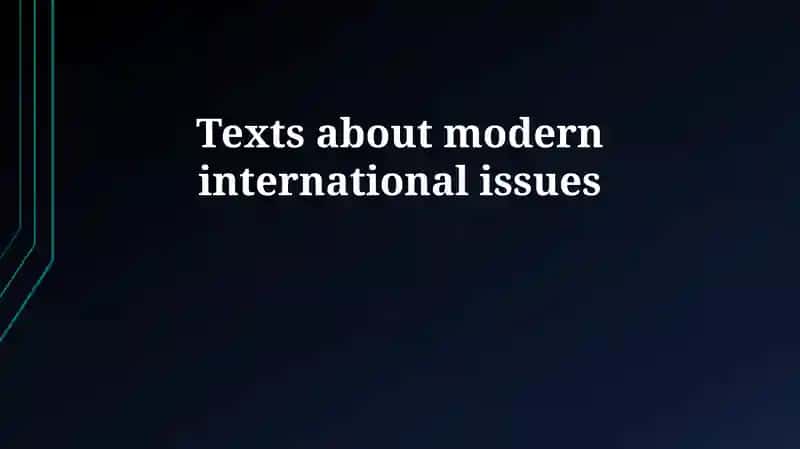 Global Challenges: An Interconnected World