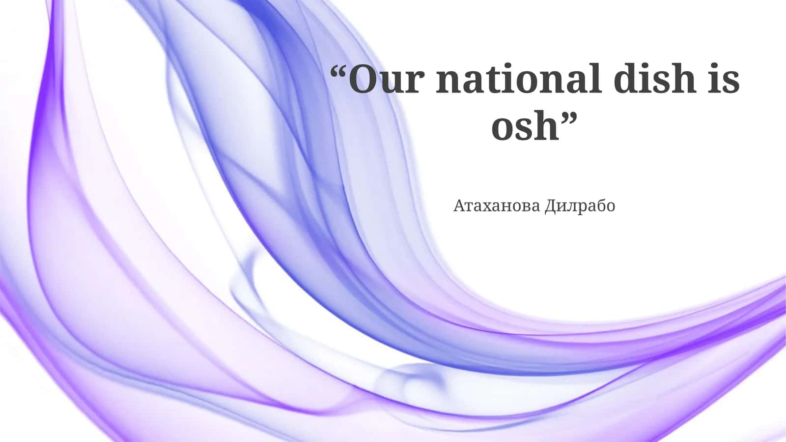 Osh: A Culinary Journey Through History and Tradition 1