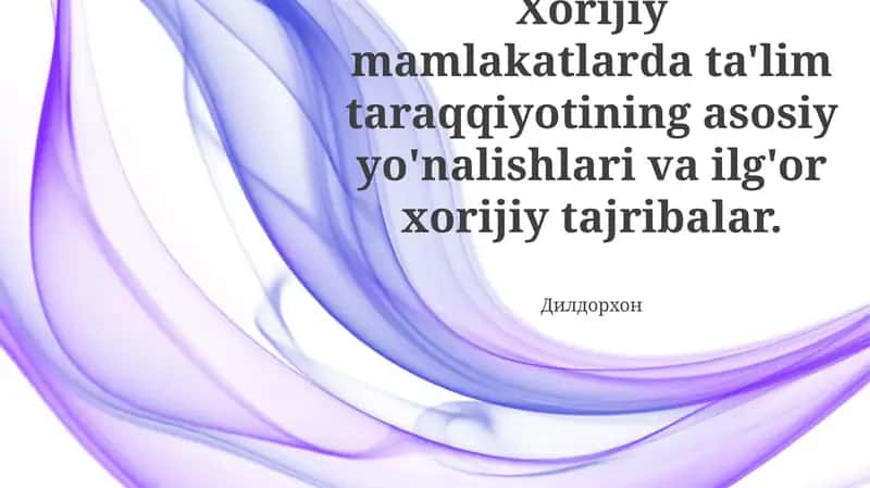 Sun'iy intellektli o'quv platformalari 1