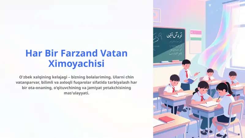 Har Bir Farzand Vatan Ximoyachisi 1