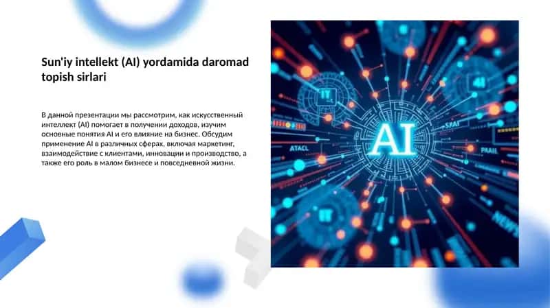 Sun'iy intellekt (AI) yordamida daromad topish sirlari 1