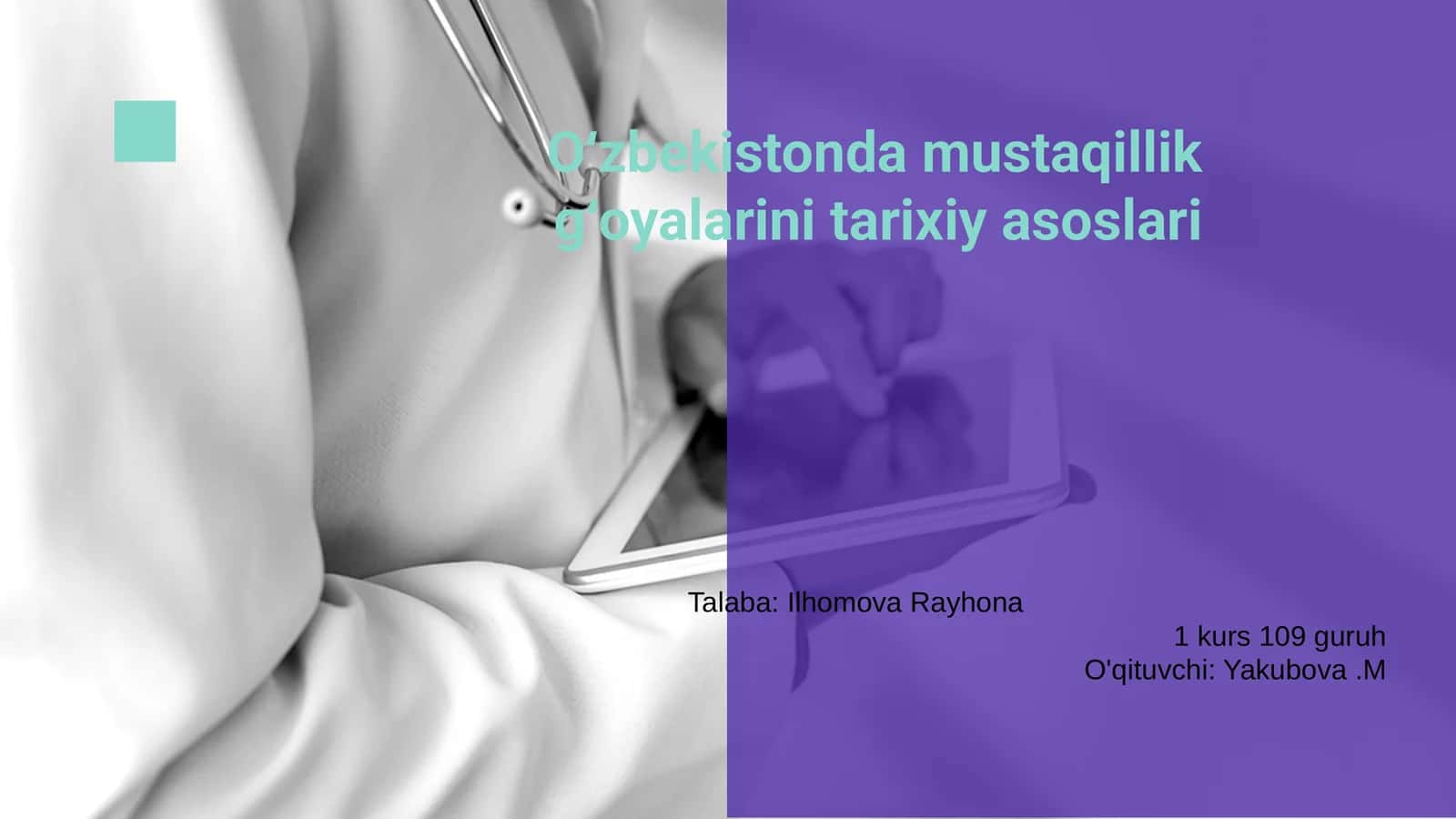 Oʻzbekistonda mustaqillik gʻoyalarini tarixiy asoslari 1