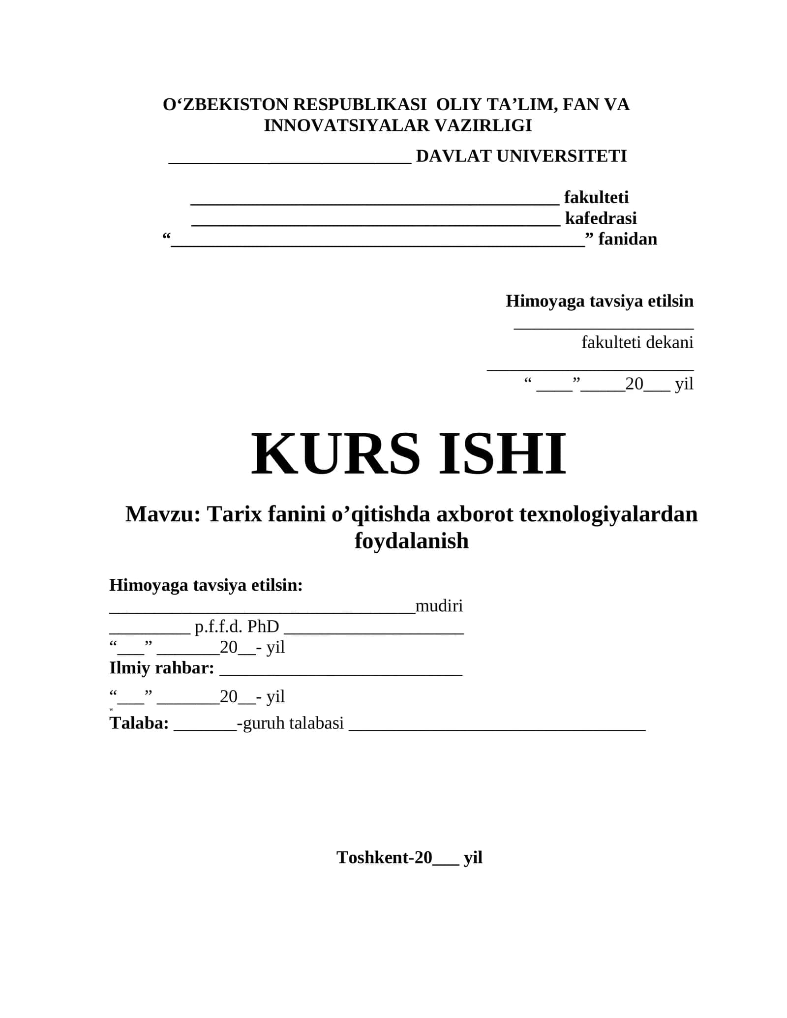 Tarix fanini o’qitishda axborot texnologiyalardan foydalanish 1