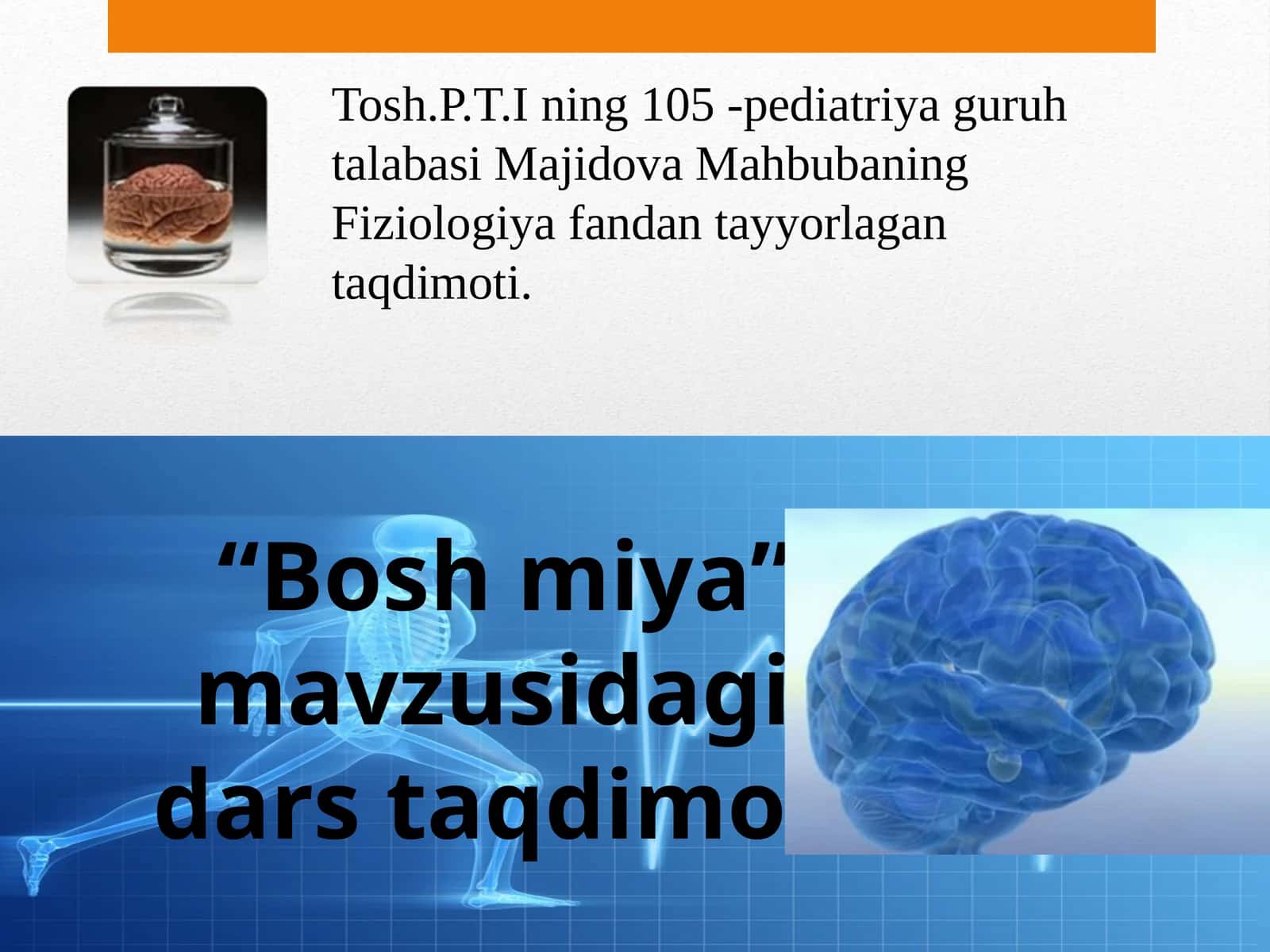 Bosh miya darstaqdimoti 1