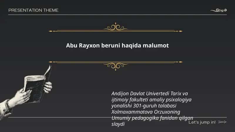 Abu Rayxon beruni haqida malumot 1