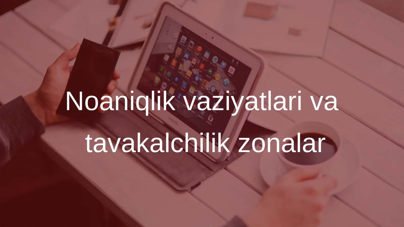 Noaniqlik vaziyatlari va tavakalchilik zonalar 1