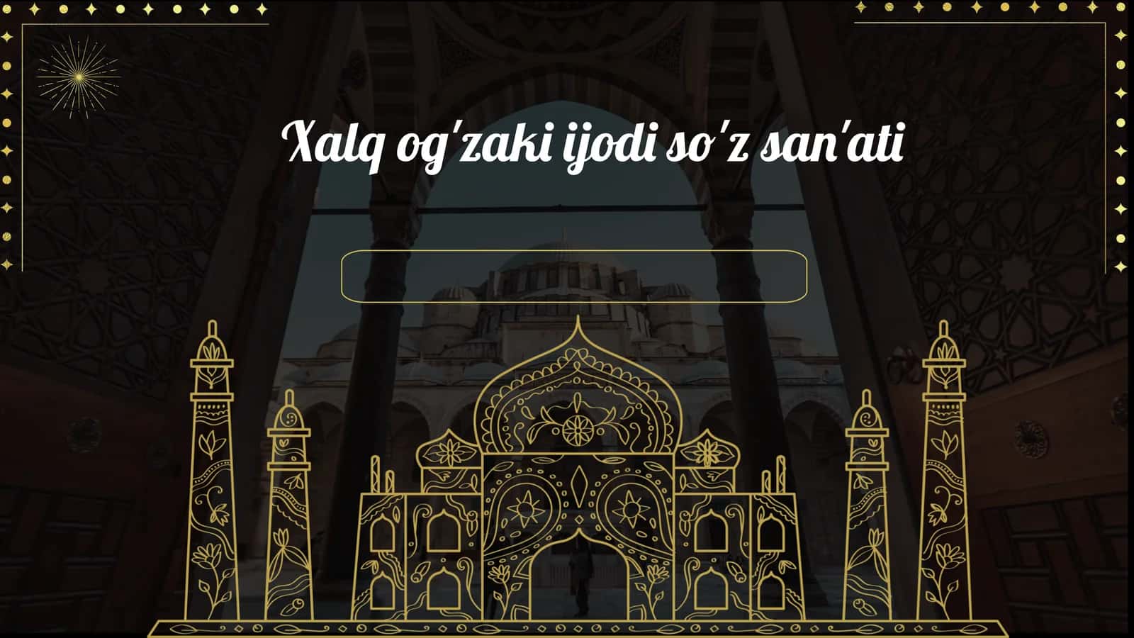 Xalq og'zaki ijodi so'z san'ati 1