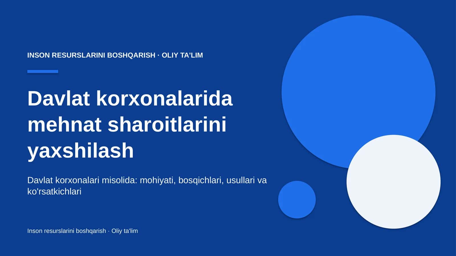 Davlat korxonalarida mehnat sharoitlarini yaxshilash 1