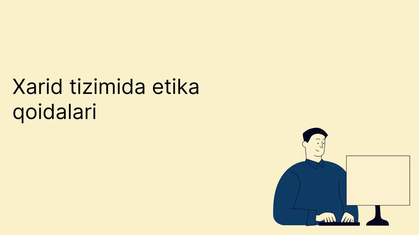 Xarid tizimida etika qoidalari 1