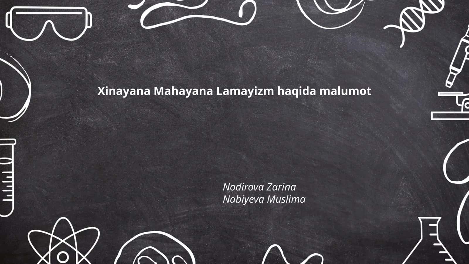 Xinayana Mahayana Lamayizm haqida malumot 1