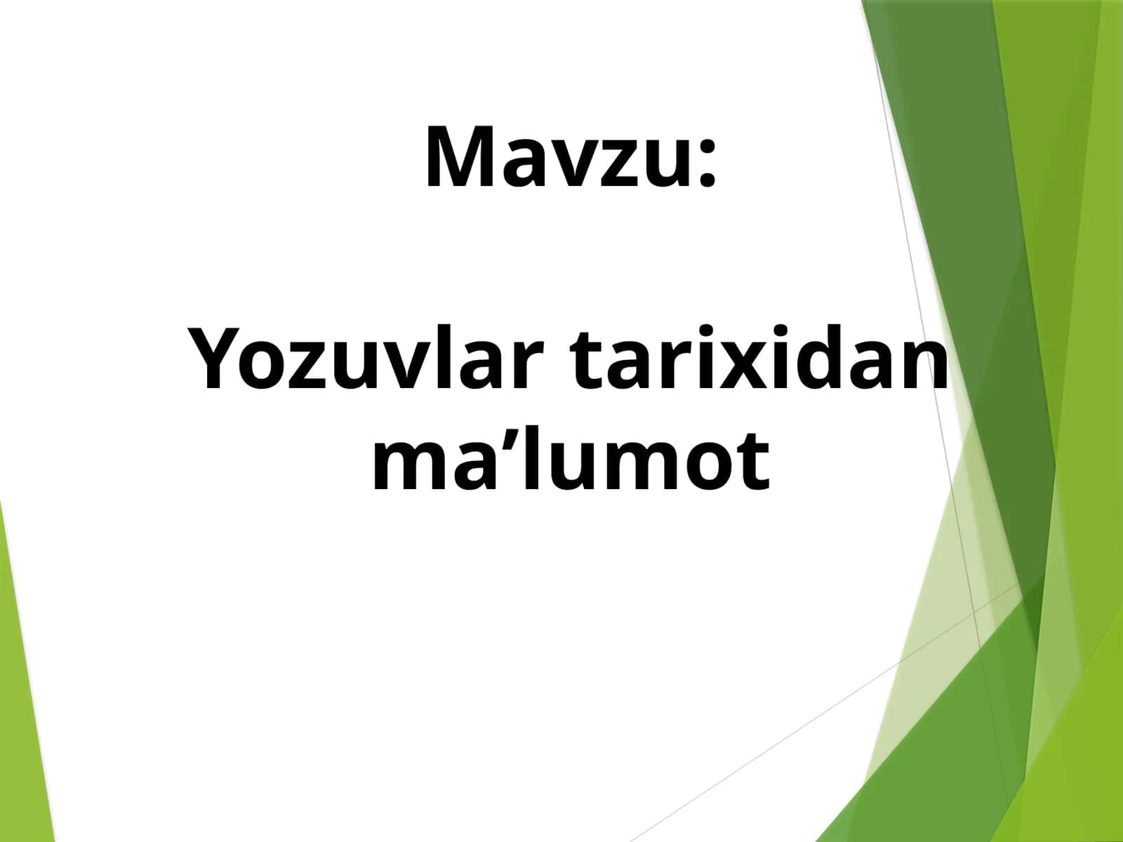 Hattotlik san’ati va tarixi 1