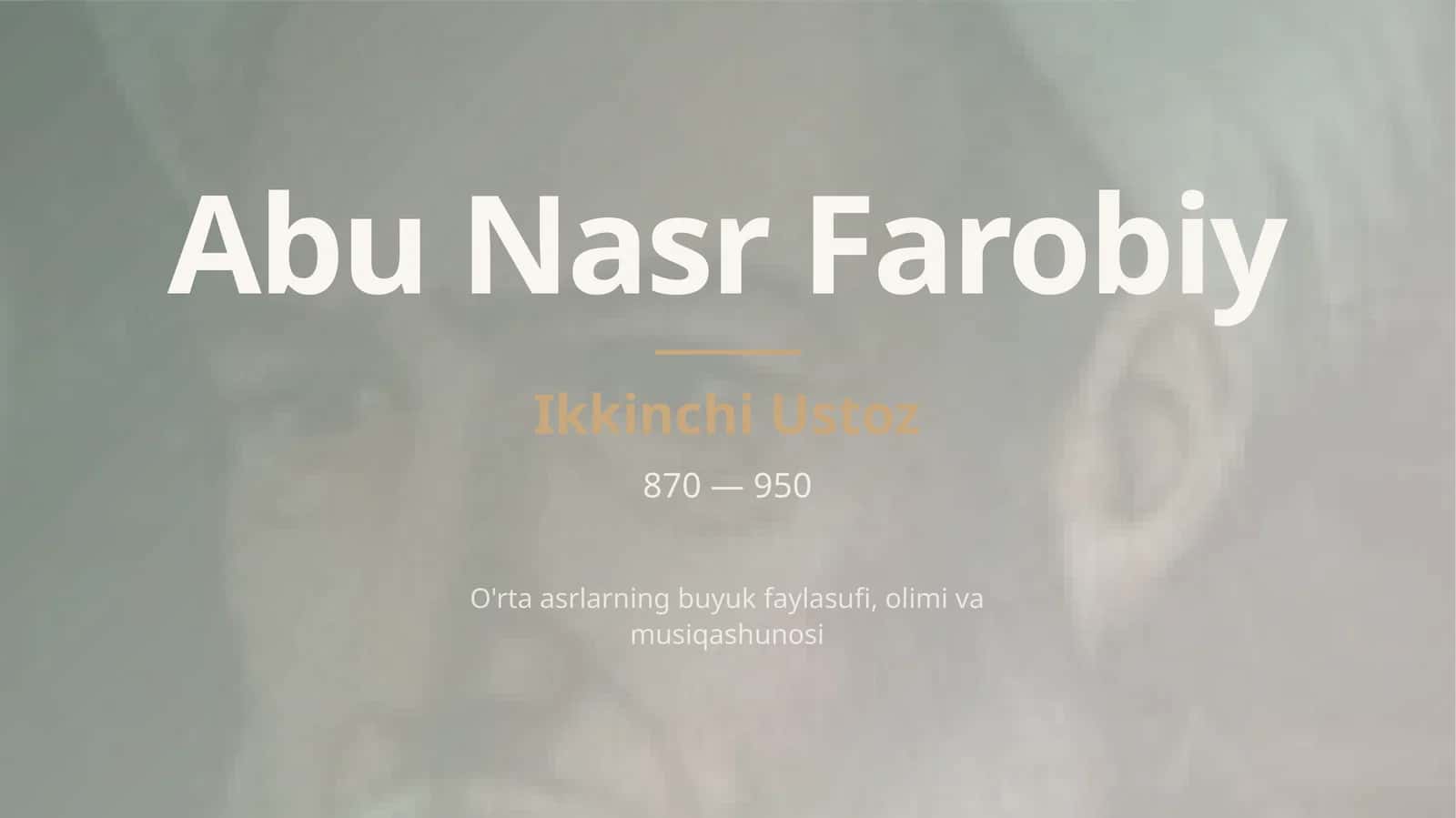 Abu Nasr Farobiy 1