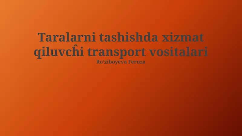 Dengiz Transporti 1
