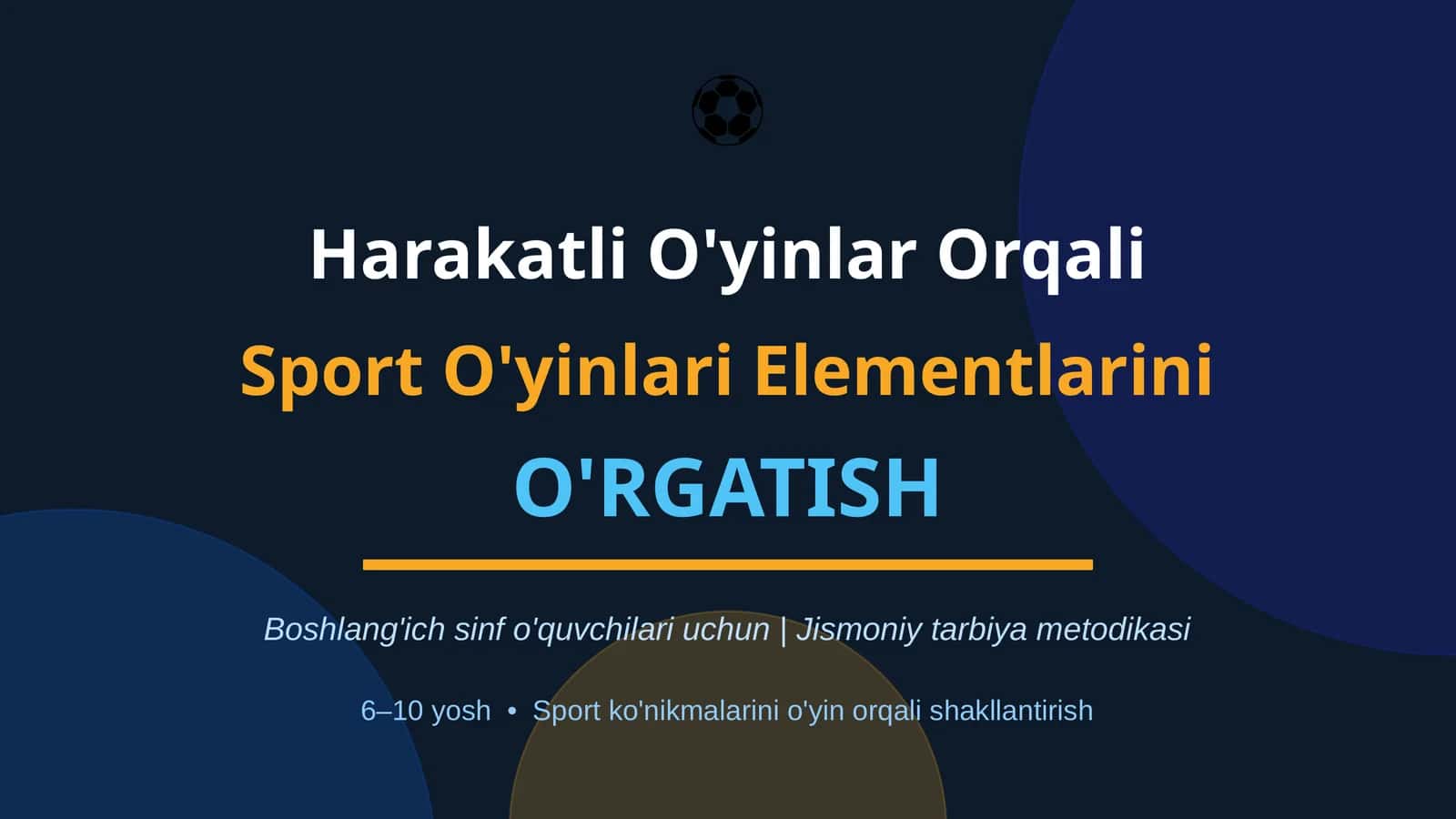 sport elementlarini òrgatish 1