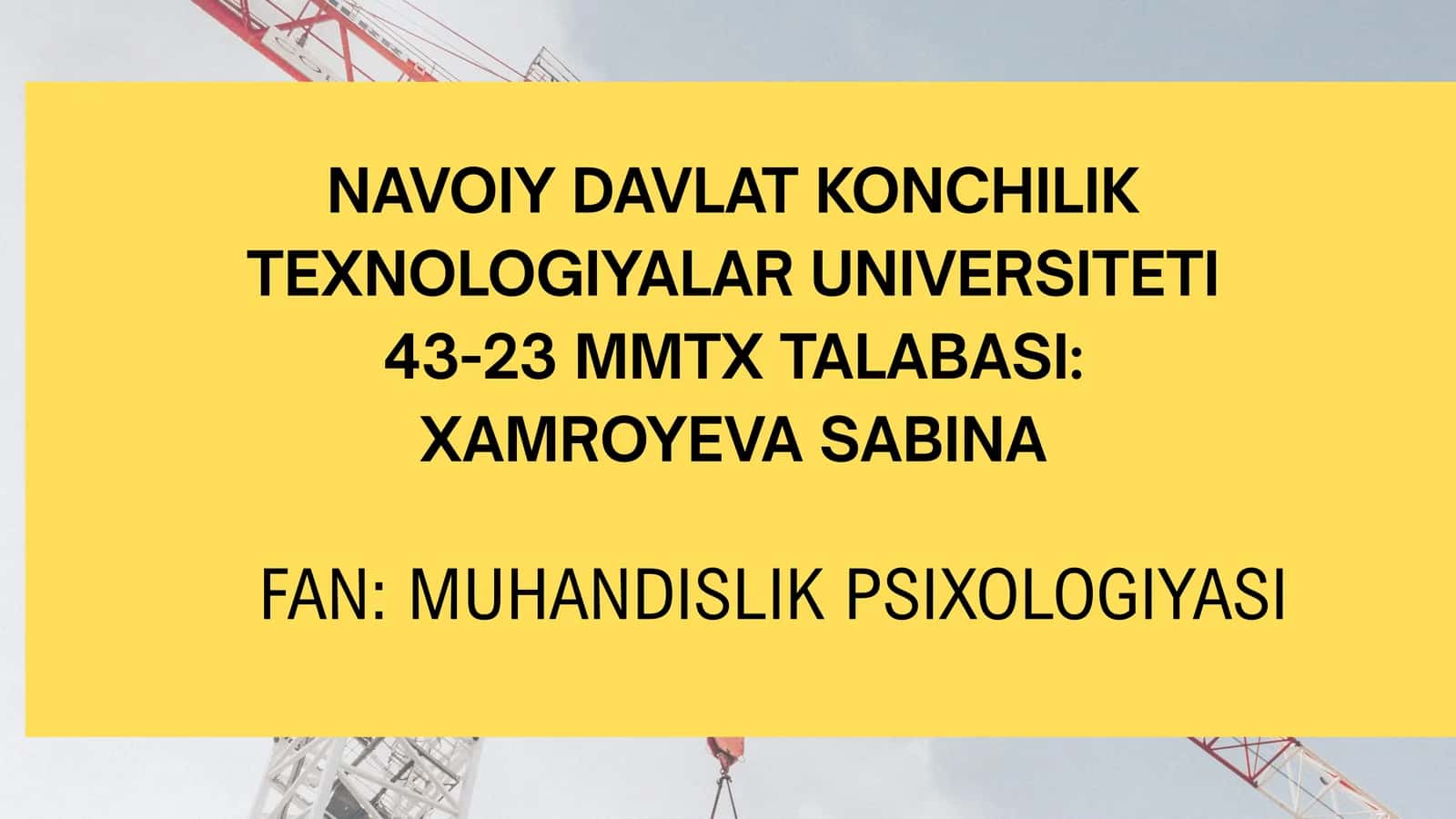 MUHANDISLIK FAOLIYATIDA QAROR QABUL QILISH 1