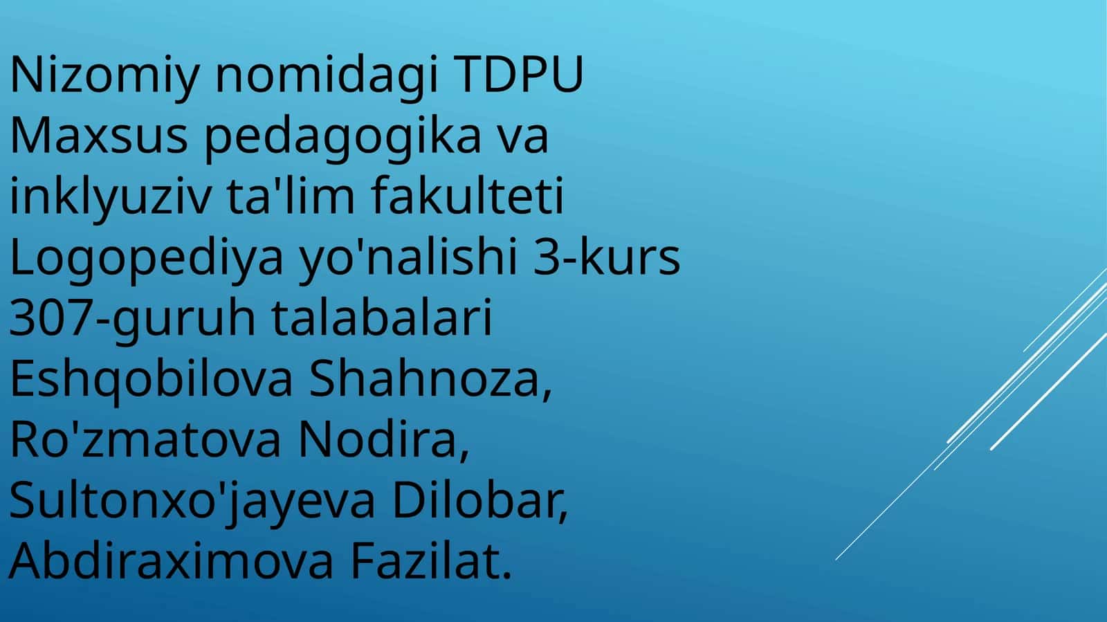 Logopedik tekshirishning mo'ljal oluvchi va farqlash bosqichi 1