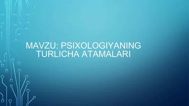Psixologiyaning turlicha atamalari 1