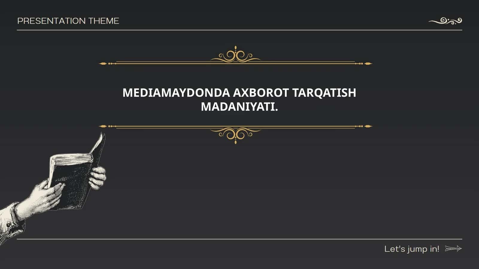 Axborot Tarqatish Madaniyati 1