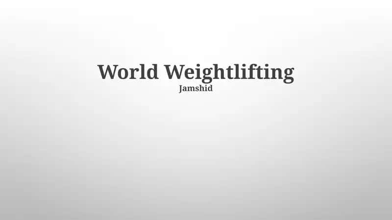 World Weightlifting 1