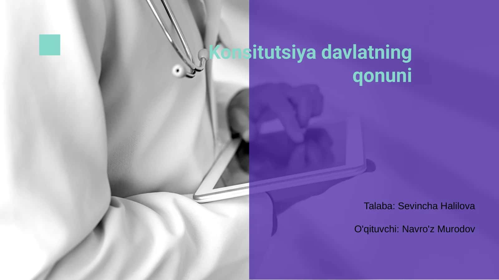 Konsitutsiya davlatning qonuni 1
