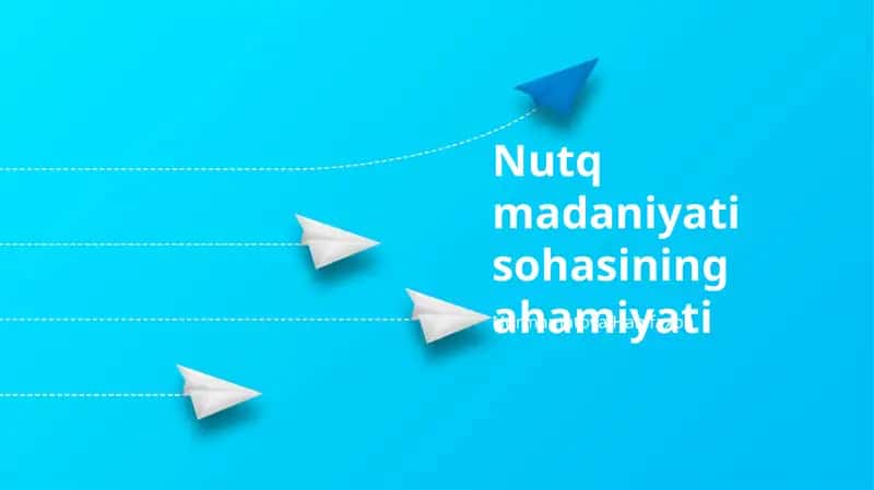 Nutq Madaniyati Sohasi 1