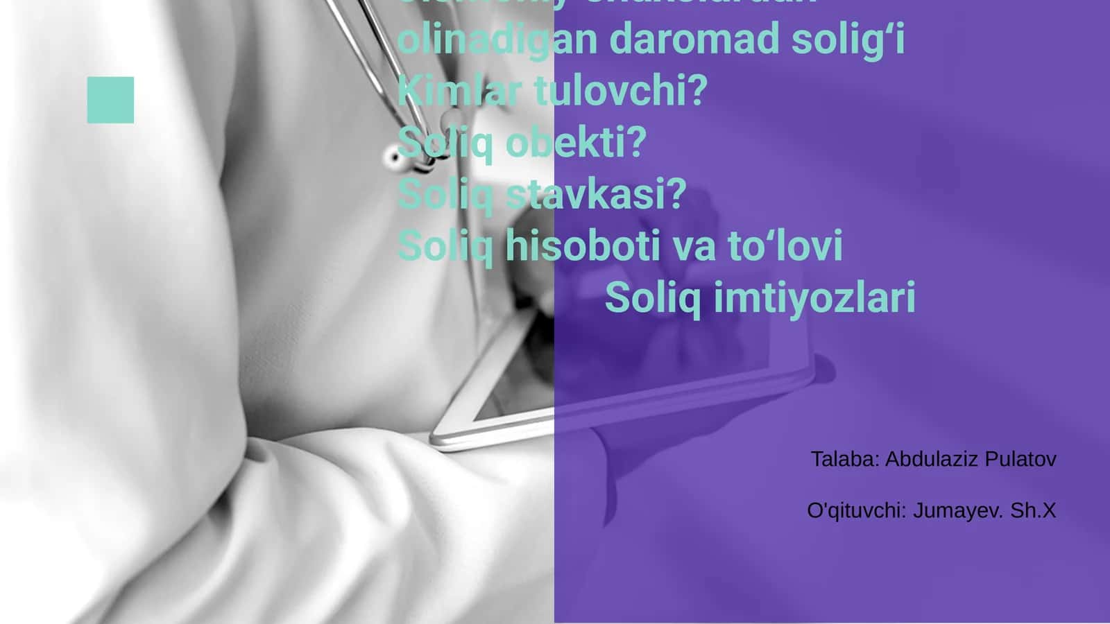 Jismoniy shaxslardan olinadigan daromad soligʻi 1