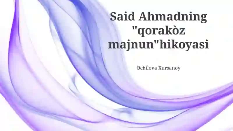 Qorakoz Majnun Hikoyasi