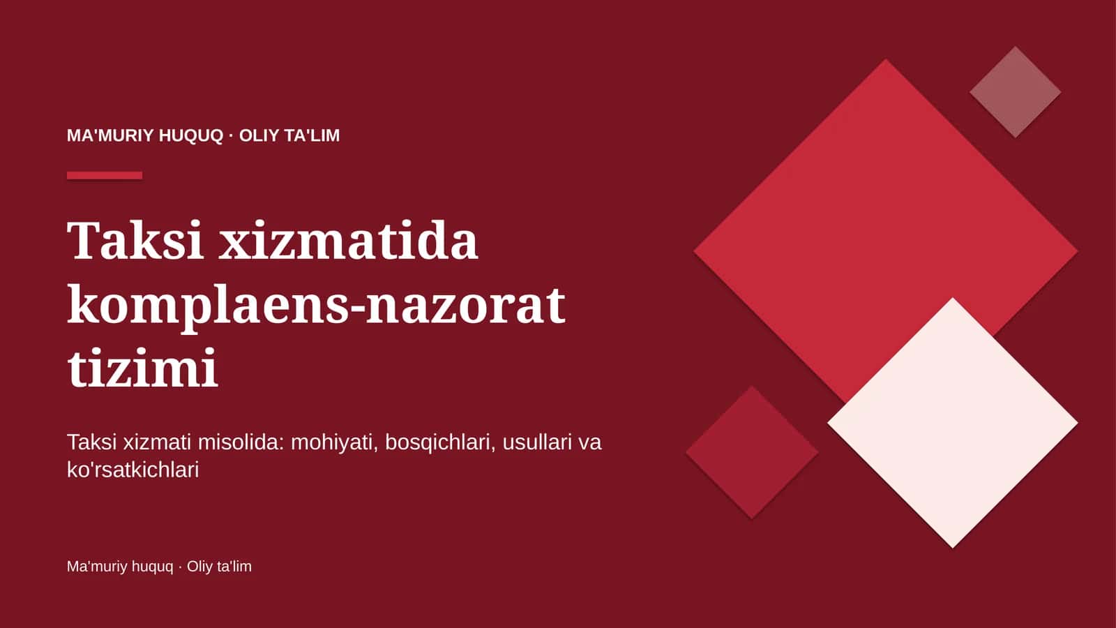 taksi xizmatida komplaens nazorat tizimi 6367 1