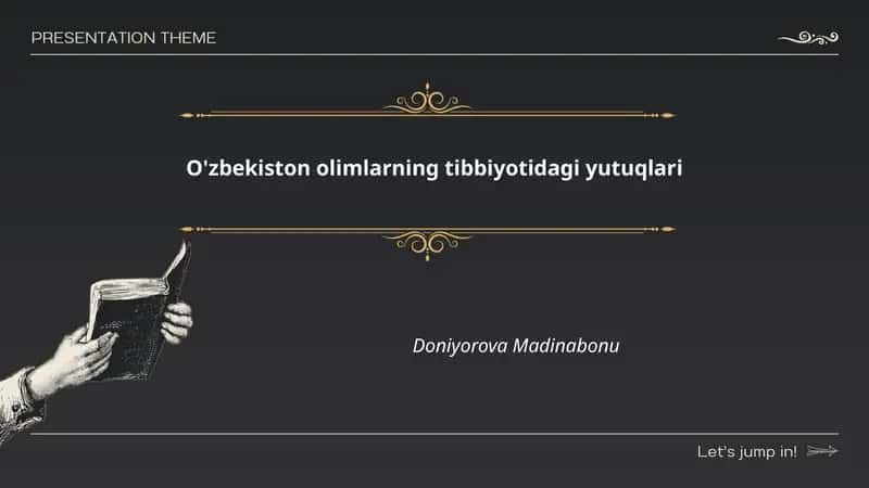 O'zbekiston olimlarning tibbiyotidagi yutuqlari 1