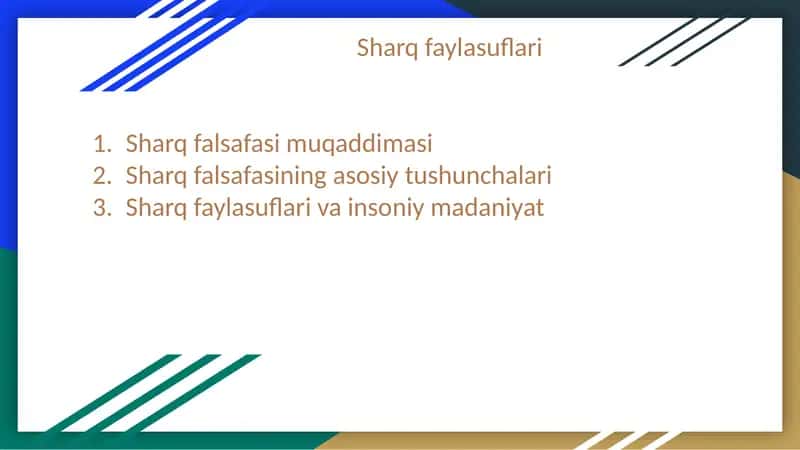 Sharq faylasuflari 1
