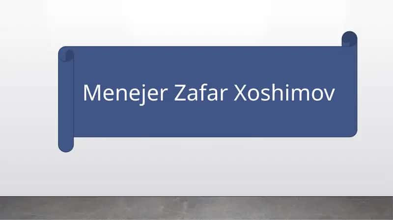 Zafar Hoshimov 1