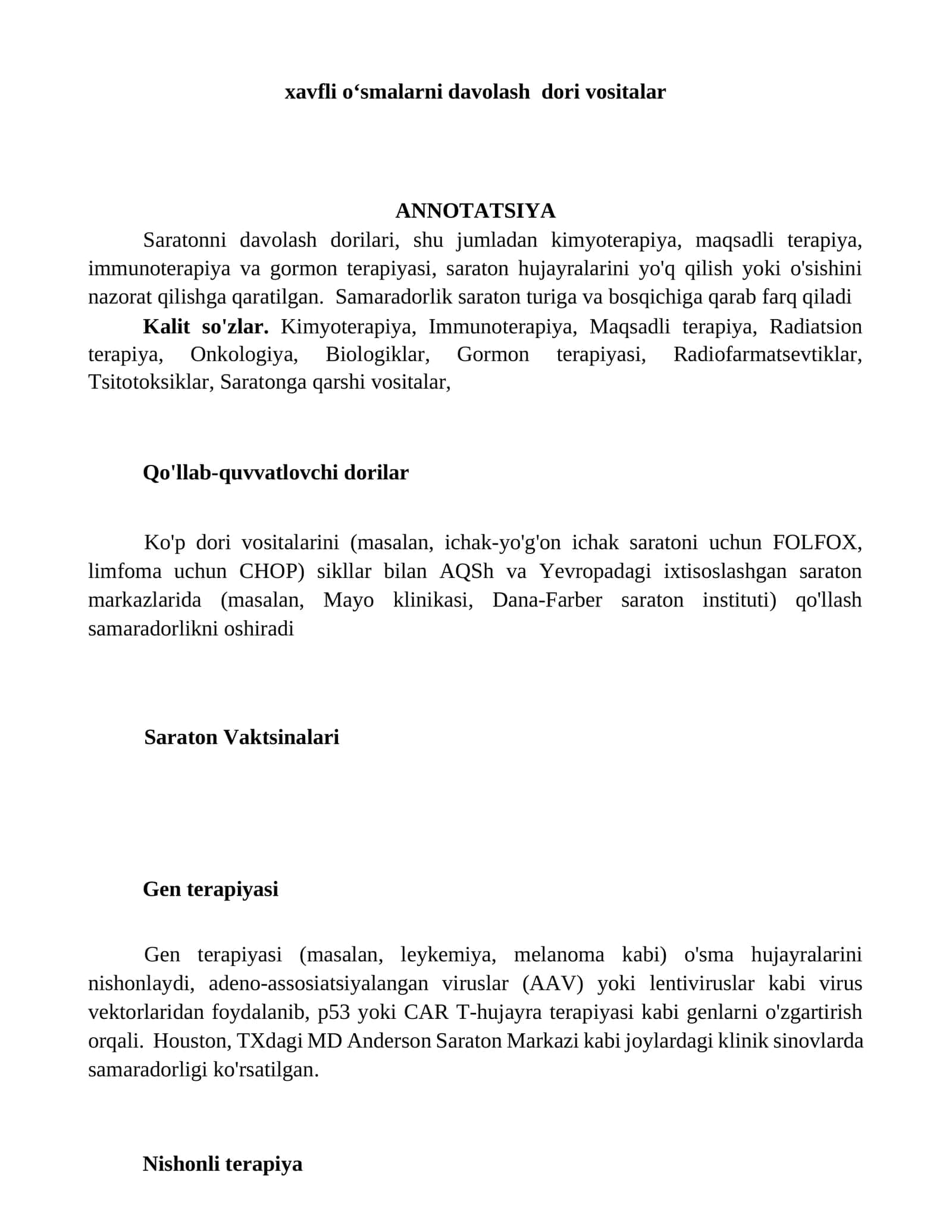 Davolash dorilari 1