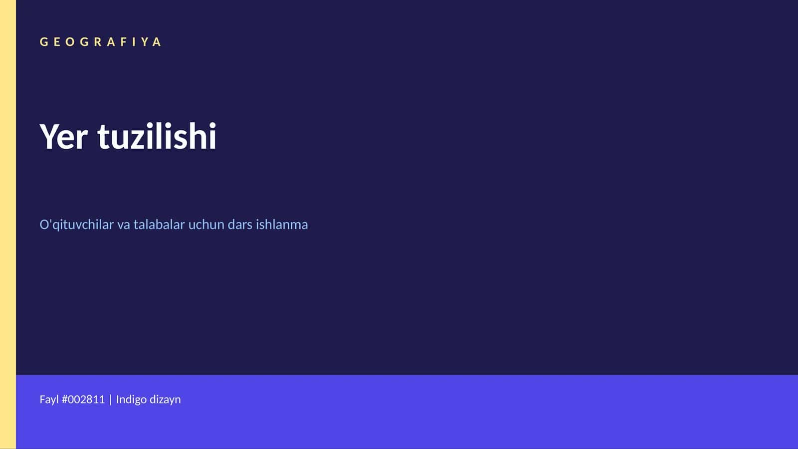 Yer tuzilishi 1