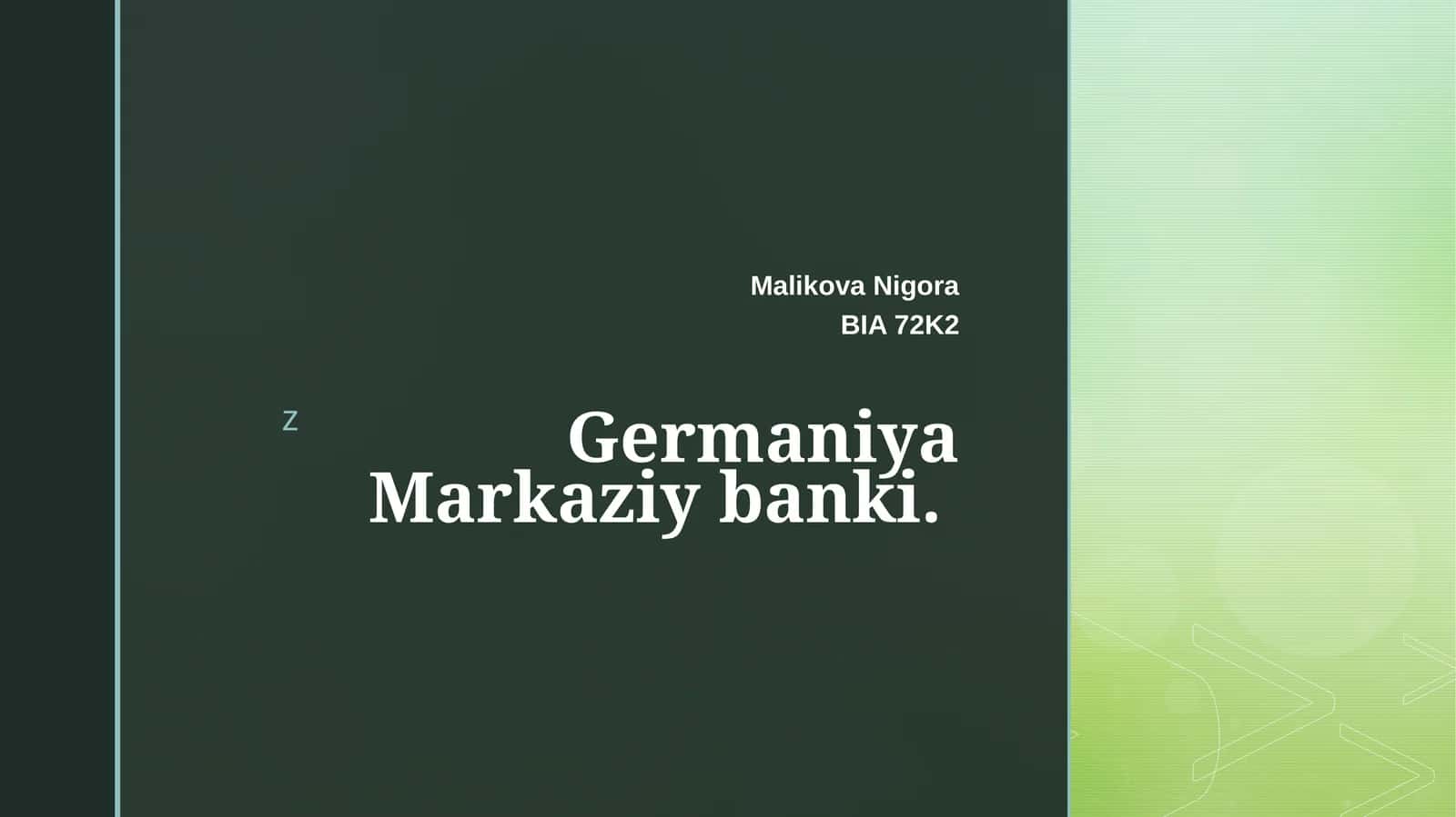 Germaniya markaziy banki 1