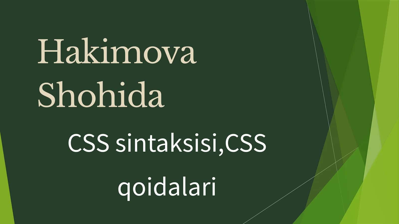 css 1