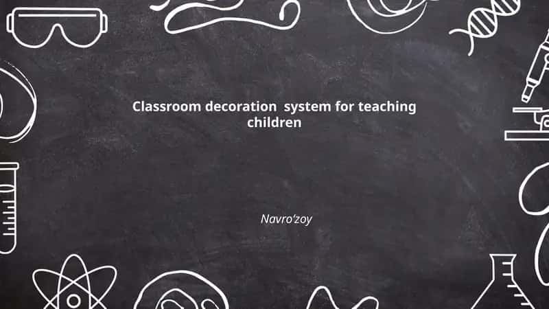 Classroom decoration system for teaching children 1