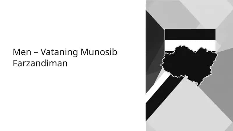 Men – Vataning Munosib Farzandiman 1