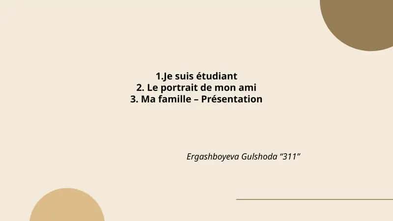 Mon parcours scolaire et mes études 1