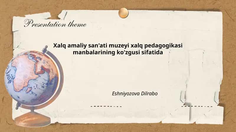 Xalq amaliy san'ati muzeyi 1
