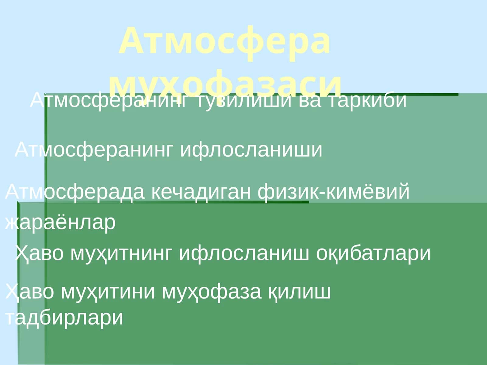 Атмосфера муҳофазаси 1