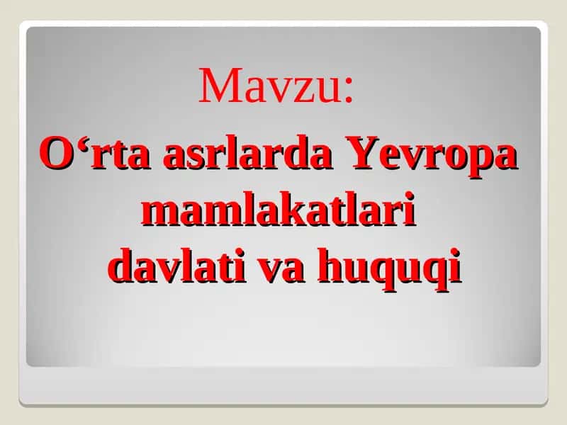 Franklarning asosiy mashg`ulotlari va majburiyatlari 1