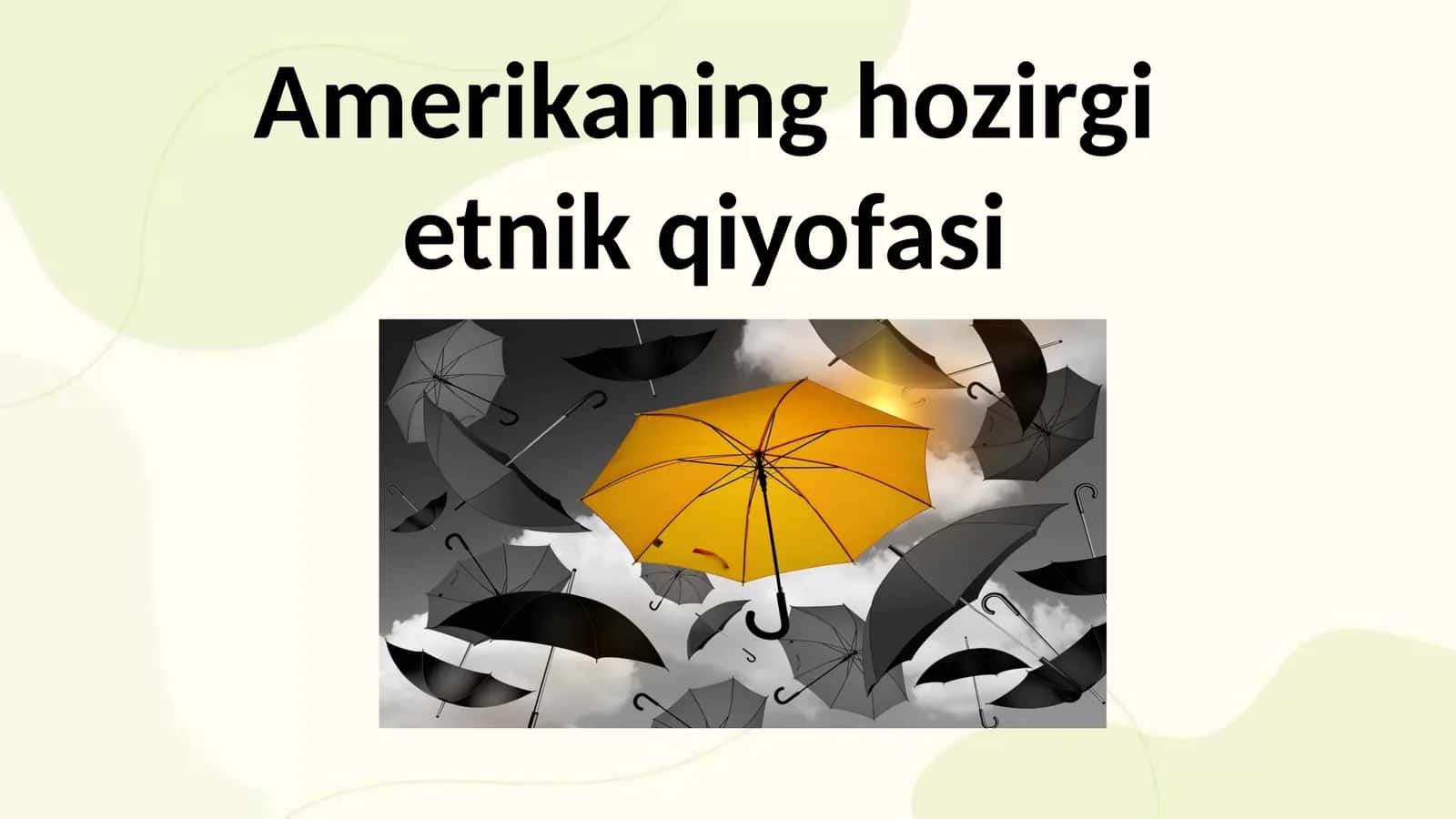 Amerikaning hozirgi etnik qiyofasi 1