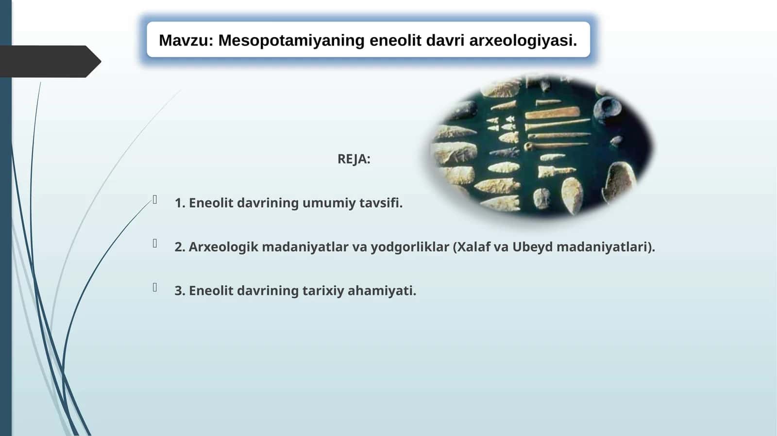Mesopotamiyaning eneolit davri arxeologiyasi 1