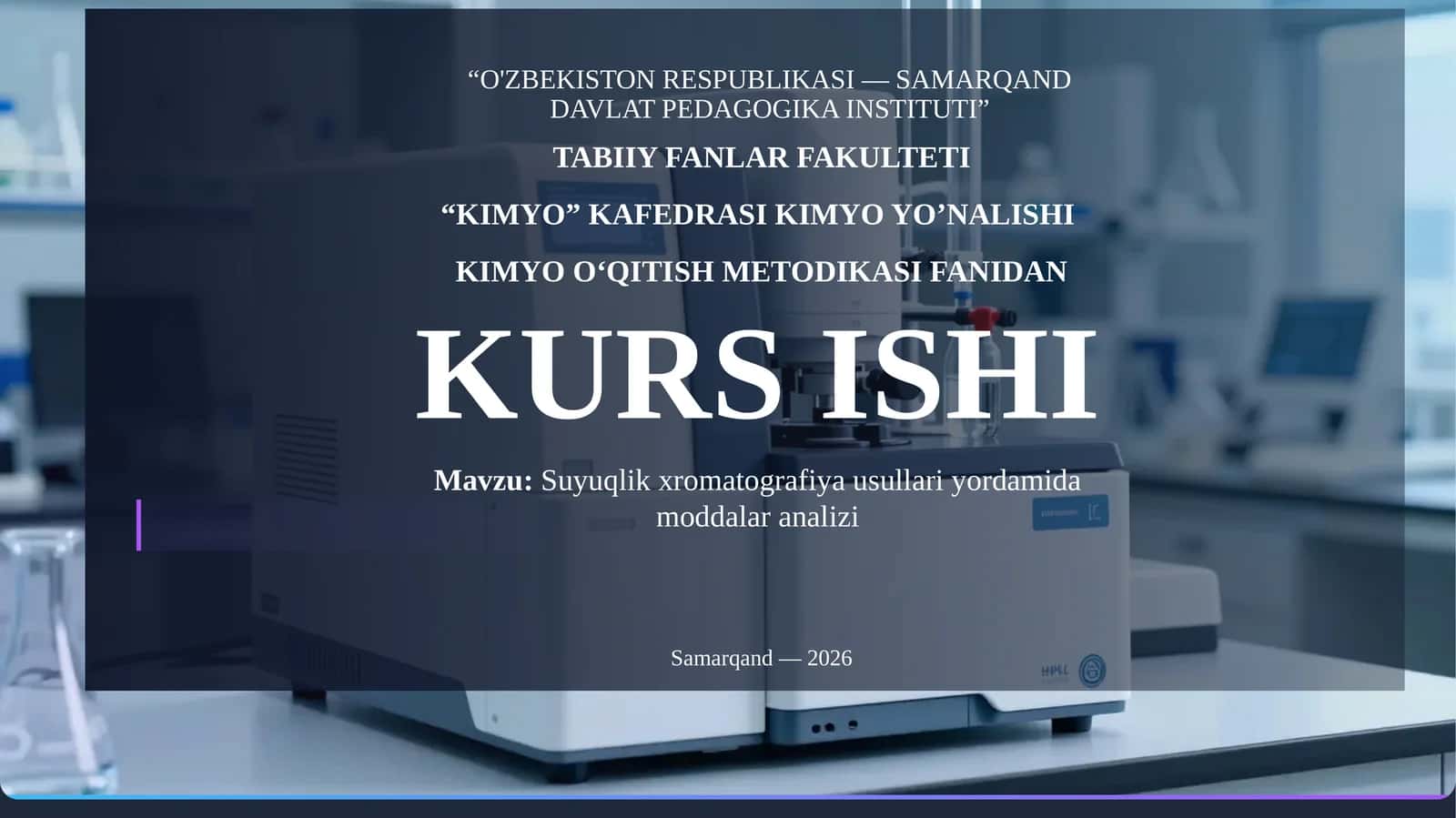 Suyuqlik Xromatografiya Usullari Yordamida Moddalar Analizi 1