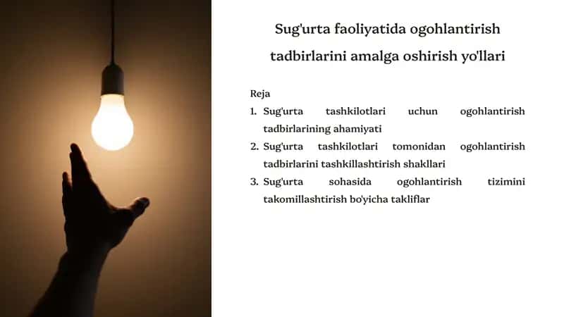 Ogohlantirish tadbirlari 1