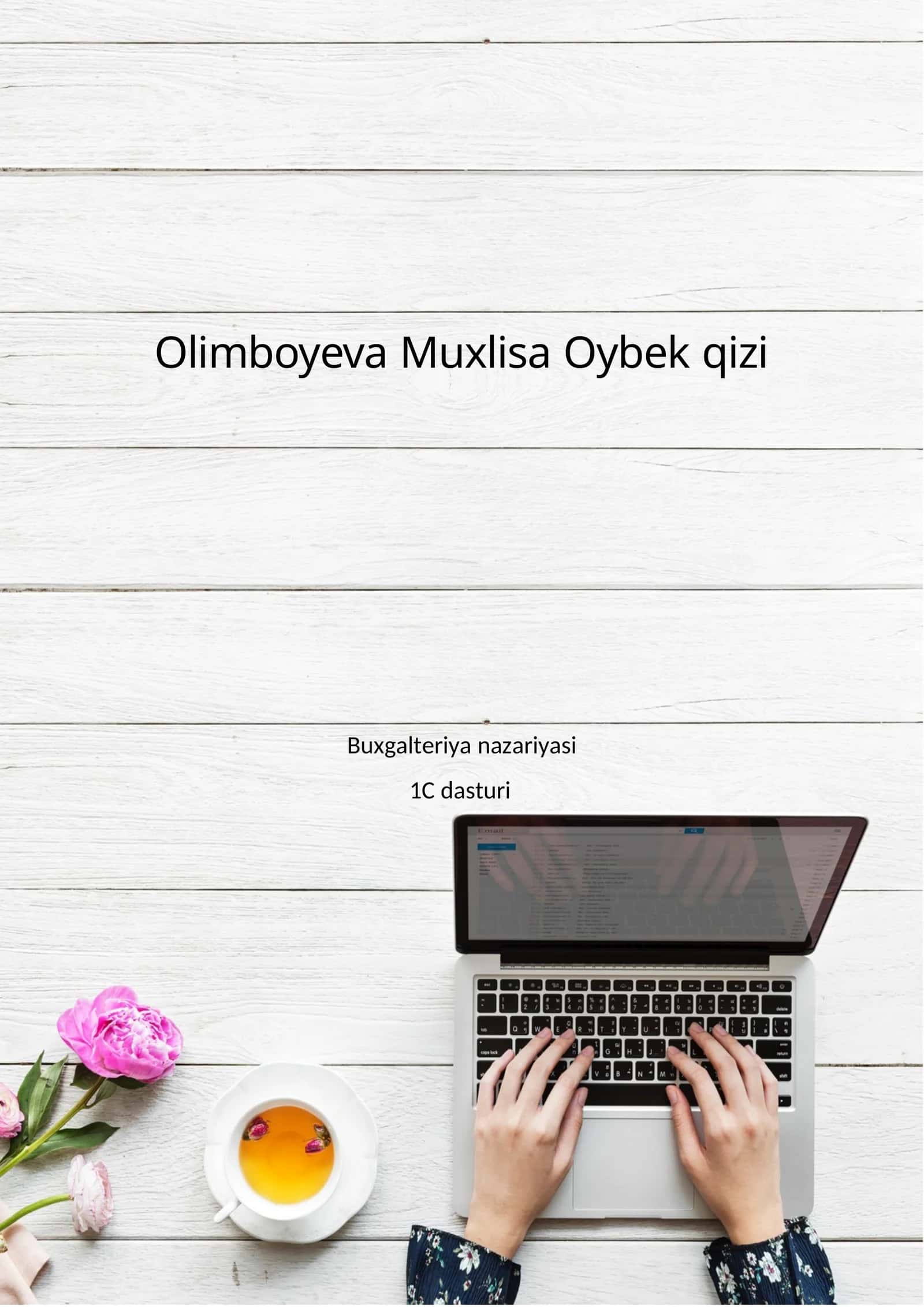 Buxgalteriya nazariyasi 1